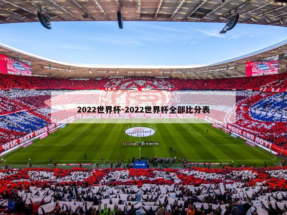 2022世界杯-2022世界杯全部比分表